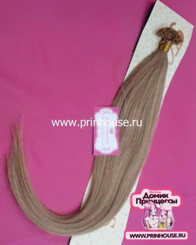 Фото Волосы для наращивания европейские 100 прядей прямые 100 прядей 60см цвет 18 светло-русый блонд - магазин  "Домик Принцессы"