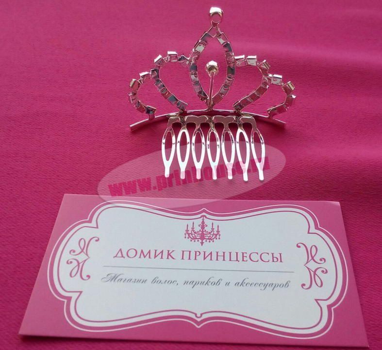 Фото Диадема для волос маленькая "Идеальная принцесса" - магазин  "Домик Принцессы"