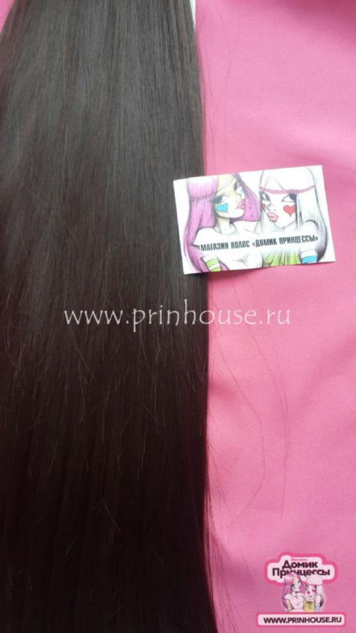 Фото Волосы на заколках искусственные 8 лент термо цвет 4SP33 длина 60 см - магазин  "Домик Принцессы"