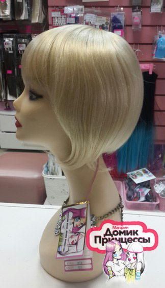Фото Парик искусственный каре с челкой Цвет 122 Пепельный блонд - магазин  "Домик Принцессы"