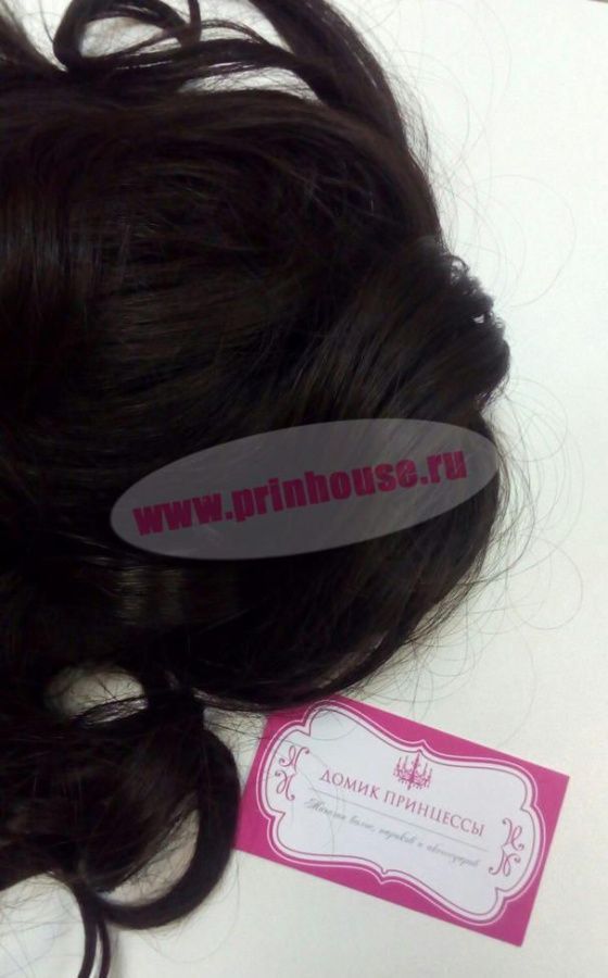 Фото Хвост на крабе из искусственных волос термо цвет 4 - магазин  "Домик Принцессы"