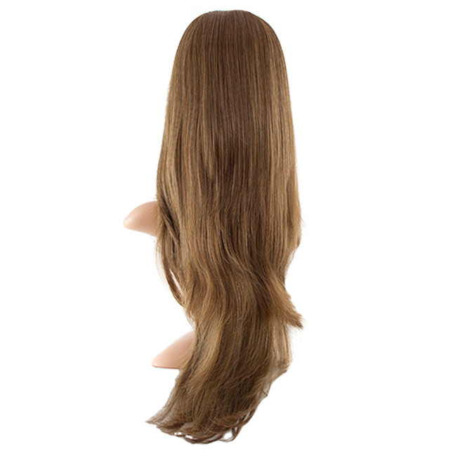 Фото Накладка из искусственных термо волос цвет 18 легкий локон 60см - магазин  "Домик Принцессы"
