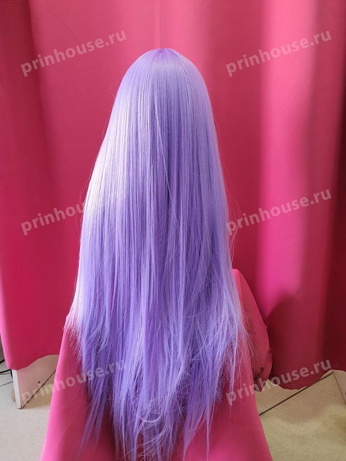 Фото Парик из японского канекалона супердлинный цвет светло-фиолетовый - магазин  "Домик Принцессы"