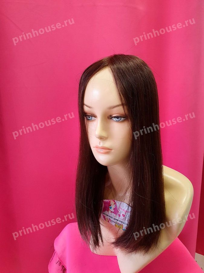 Фото Система замещения волос из натуральных волос цвет светлый шоколад 6 - магазин  "Домик Принцессы"