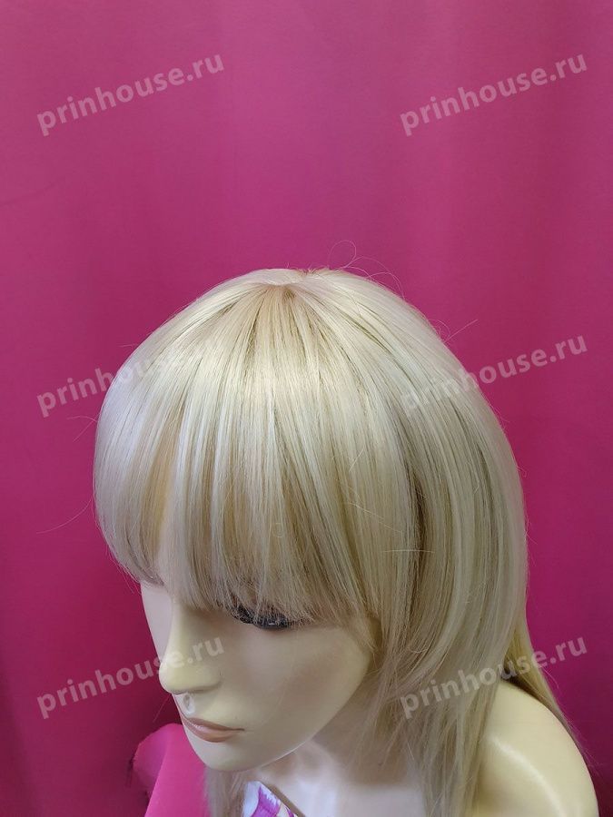 Фото Парик термо средней длины с челкой цвет блонд 122 - магазин  "Домик Принцессы"