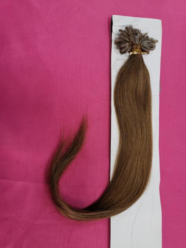 Фото Волосы натуральные на капсулах 55см цвет 12 - магазин  "Домик Принцессы"
