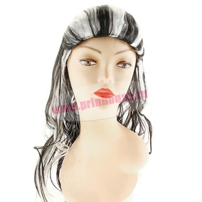Фото Карнавальный парик благородная седина длинные волосы - магазин  "Домик Принцессы"