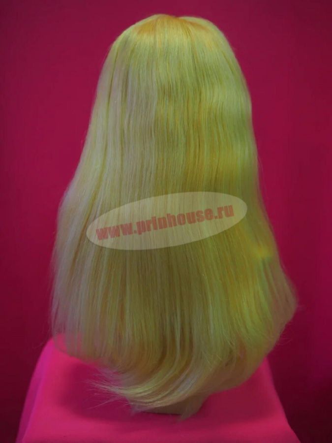 Фото Парик из натуральных волос средней длины цвет 613 - магазин  "Домик Принцессы"