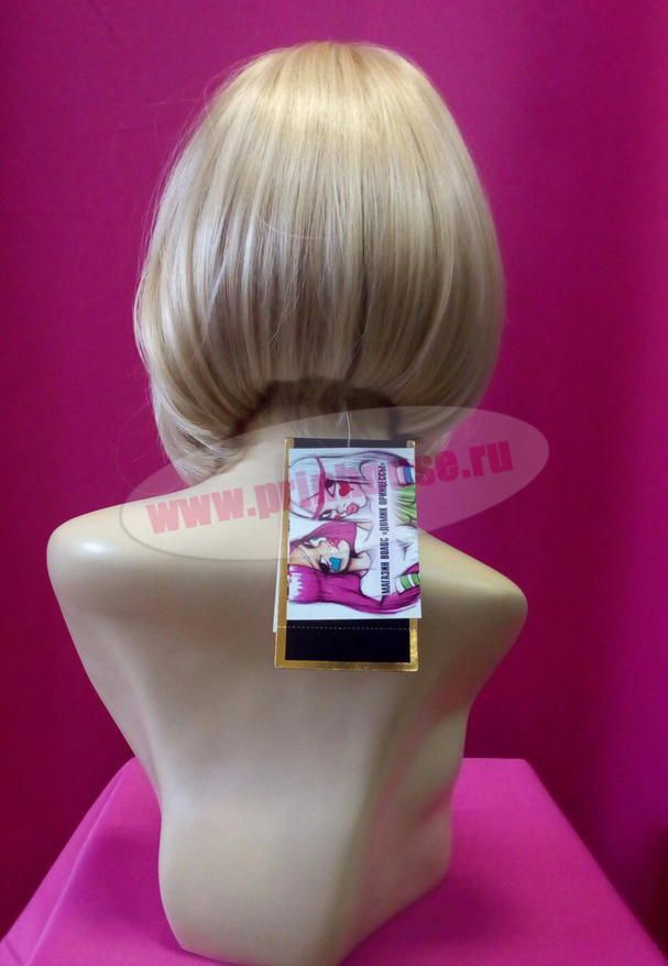 Фото Парик из искусственных волос стрижка каре цвет 24ВТ613 - магазин  "Домик Принцессы"