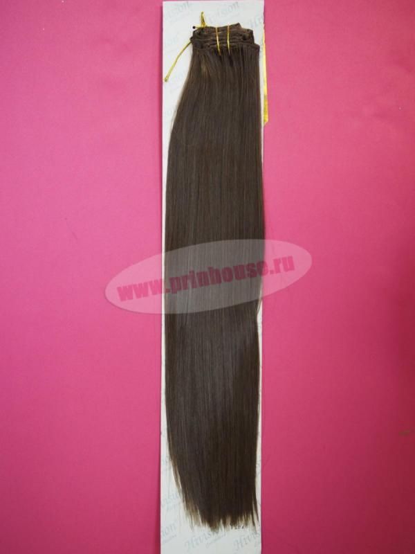 Фото Волосы на заколках искусственные 5 лент в комплекте Цвет 10 - магазин  "Домик Принцессы"