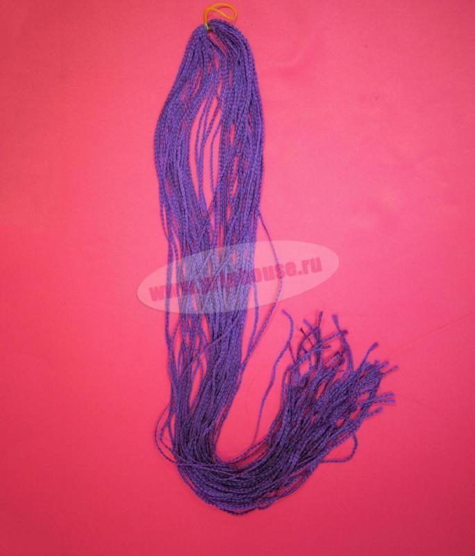 Фото Канекалон для плетения афрокосичек zi-zi фиолетовый - магазин  "Домик Принцессы"