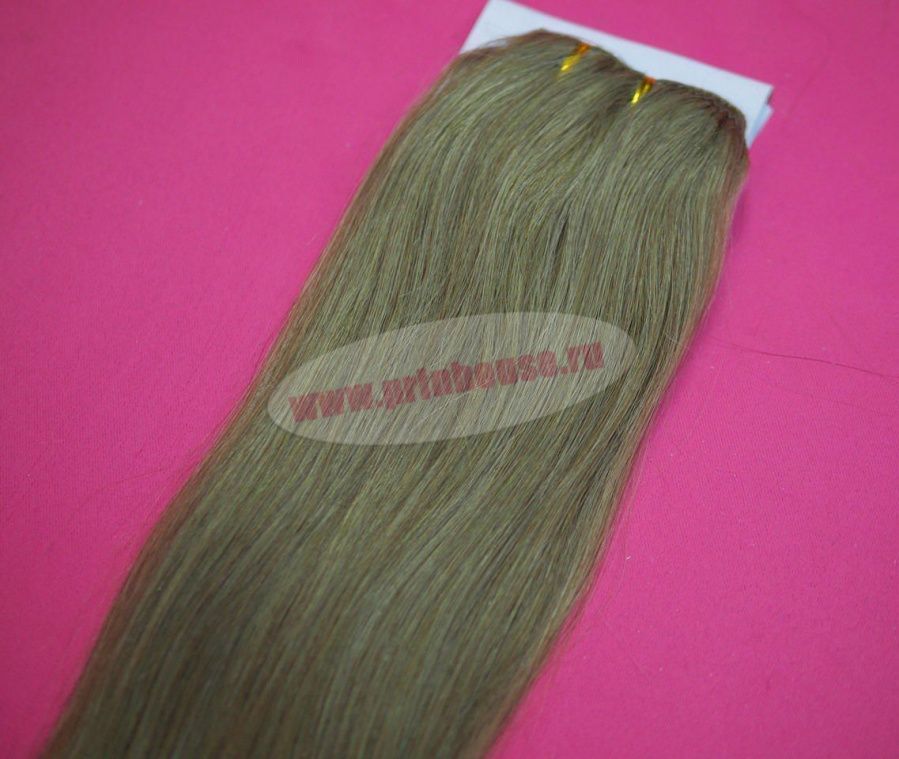 Фото Волосы на заколках натуральные люкс длина 50 см 70 грамм цвет #10 русый - магазин  "Домик Принцессы"
