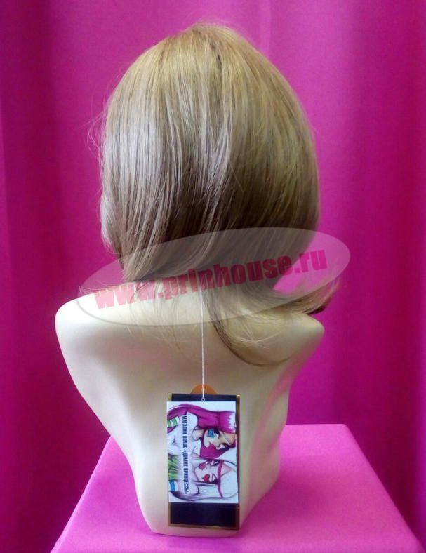 Фото Парик термо стильная стрижка каре с косой челкой цвет 19 - магазин  "Домик Принцессы"
