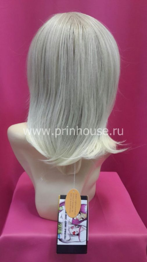 Фото Парик термо каскад до плеч с челкой цвет мелированный #15t613 - магазин  "Домик Принцессы"