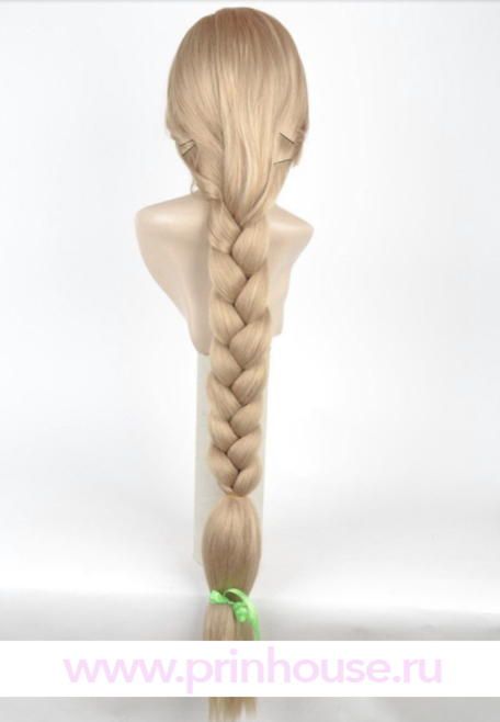 Фото Парик Рапунцель блонд объемная длинная коса - магазин  "Домик Принцессы"