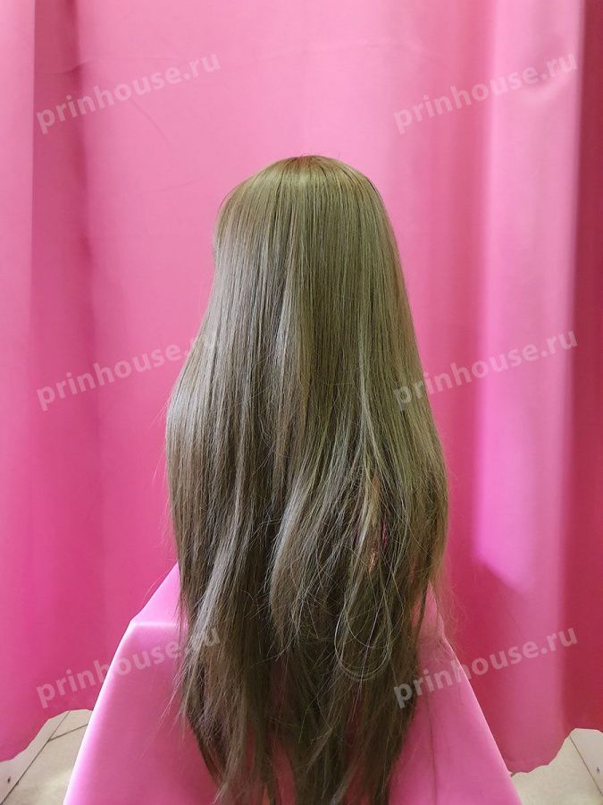 Фото Парик термо супердлинный с чёлкой цвет русый 8 - магазин  "Домик Принцессы"