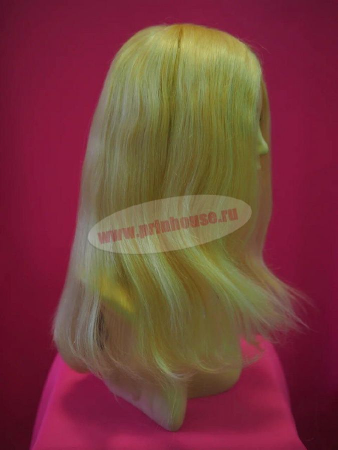 Фото Парик из натуральных волос средней длины цвет 613 - магазин  "Домик Принцессы"
