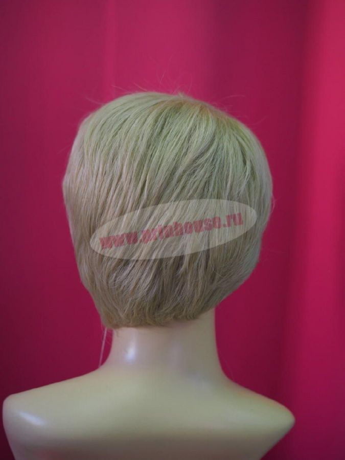 Фото Парик стрижка короткой длины термо цвет 15T613 мелированный блонд - магазин  "Домик Принцессы"
