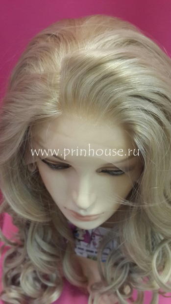Фото Парик на сетке искусственный волнистый блонд - магазин  "Домик Принцессы"