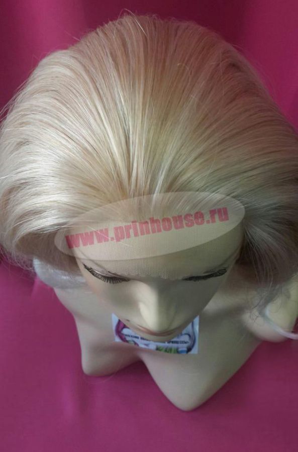 Фото Парик на сетке локоны цвет блонд HAIR-LUX-DP - магазин  "Домик Принцессы"