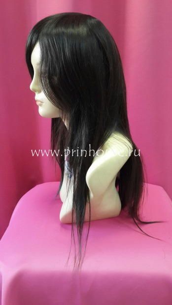 Фото Парик термо длинные волосы Цвет 4 темный шоколад - магазин  "Домик Принцессы"
