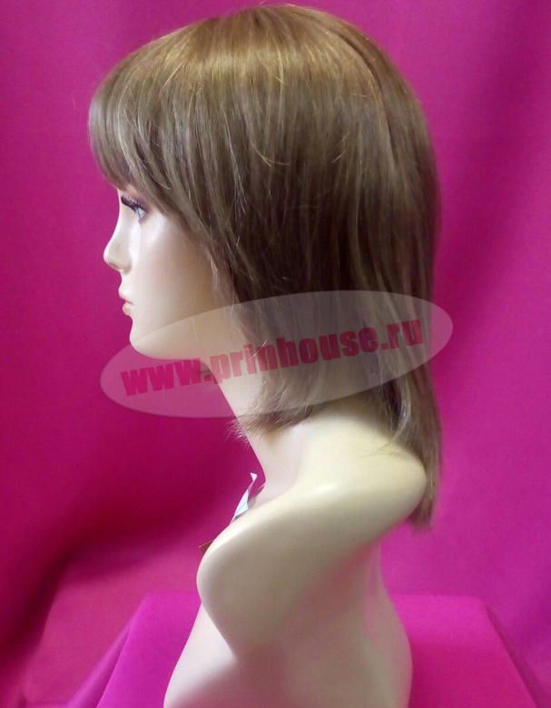 Фото Парик моно простриженное длинное каре из натуральных волос цвет L12/26 - магазин  "Домик Принцессы"
