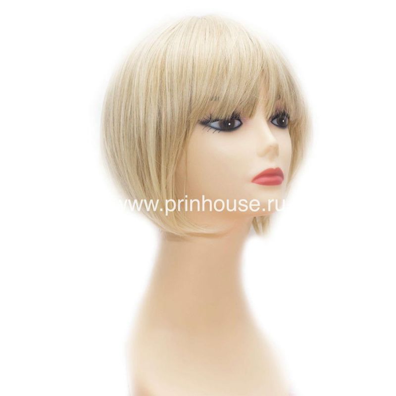 Фото Парик термо блонд короткая стрижка модель H4757 - магазин  "Домик Принцессы"