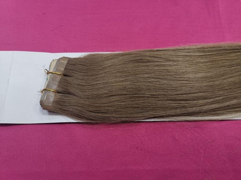 Фото Натуральные  волосы для ленточного наращивания 70см цвет 12 - магазин  "Домик Принцессы"