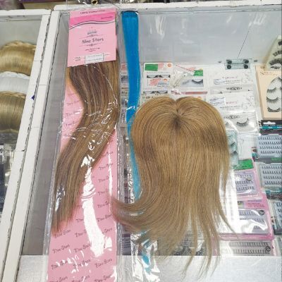 Поставка 25.07.2022 | накладка из волос, натуральные волосы на заколках, цветная прядь