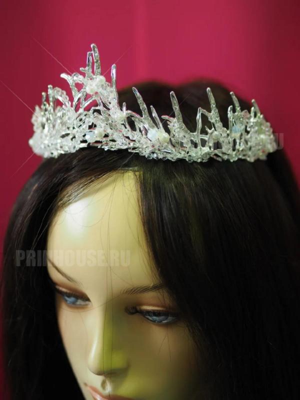 Фото Диадема для волос ледяное сердце - магазин  "Домик Принцессы"