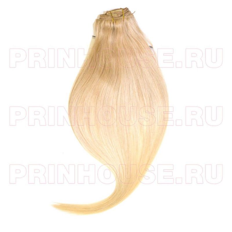 Фото Волосы на заколках 55 см 8 лент прямые цвет №24bt613 - магазин  "Домик Принцессы"