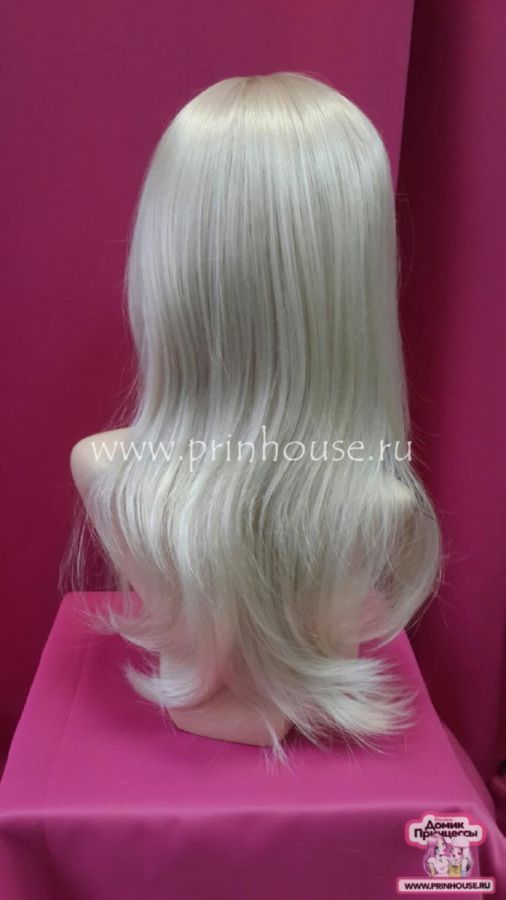 Фото Парик искусственный Цвет 122 платиновый блонд средней длины - магазин  "Домик Принцессы"