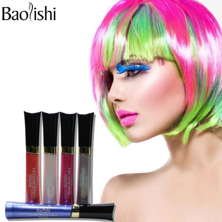 Фото Тушь для волос цветная BAOISHI - магазин  "Домик Принцессы"