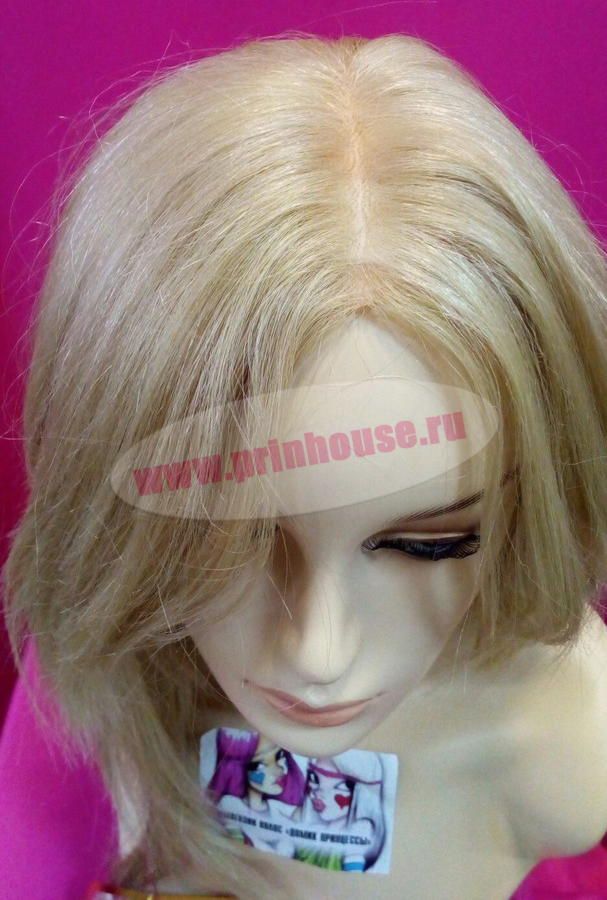 Фото Парик моно стрижка каскад из натуральных волос цвет 24H613 - магазин  "Домик Принцессы"