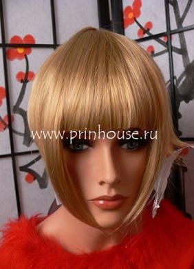 Фото Накладная челка с макушкой искусственная цвет пшеничный блонд - магазин  "Домик Принцессы"