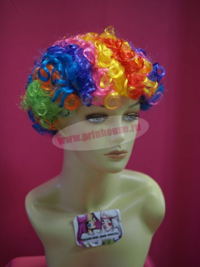 Фото Карнавальный парик клоуна - магазин  "Домик Принцессы"