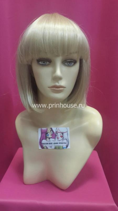 Фото Парик каре объемные кончики цвет блонд #24bt613 - магазин  "Домик Принцессы"