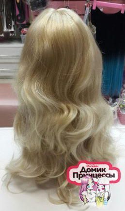 Фото Парик искусственный прическа длинные локоны с челкой цвет 24ВТ613 микс блонд - магазин  "Домик Принцессы"