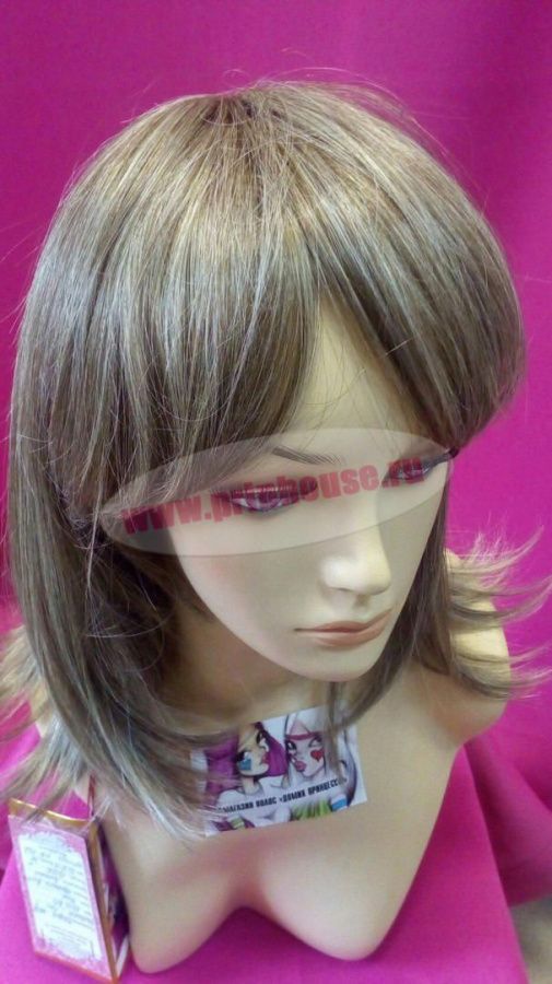 Фото Парик моно длинное каре из натуральных волос цвет АВ16-613 - магазин  "Домик Принцессы"