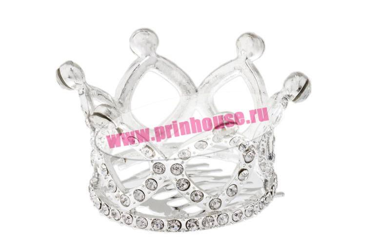 Фото Сияющая корона на гребне - магазин  "Домик Принцессы"