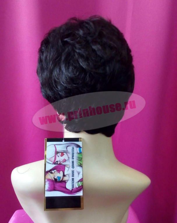 Фото Парик мужской короткая стрижка из искусственного волоса цвет №2 - магазин  "Домик Принцессы"