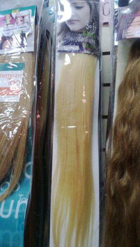 Фото Волосы на заколках 55 см 8 лент прямые цвет №613 - магазин  "Домик Принцессы"