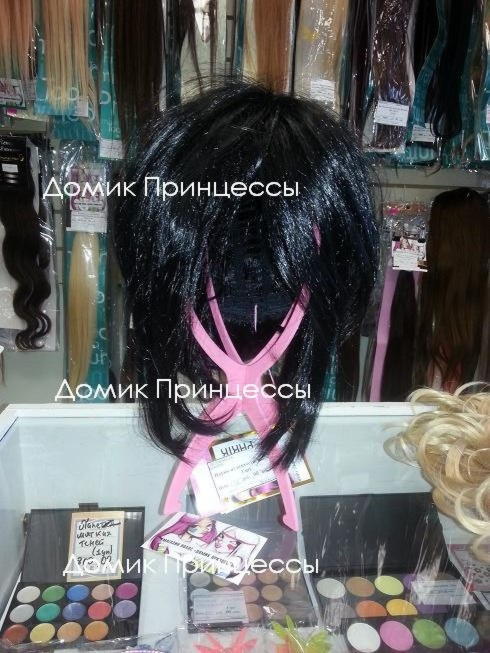 Фото Парик из искусственного волоса короткая стрижка боковая удлиненная челка модель DW1085 - магазин  "Домик Принцессы"